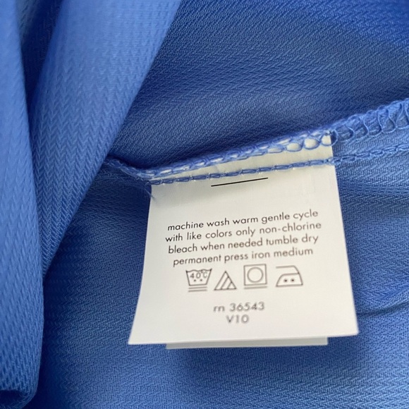 Men’s VAN HEUSEN Classic Fit French Blue Button Up Dress Shirt Size 14 1/2 NWT - Picture 9 of 9